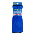Microfibre Cloth Fleece Dry Towel Blue 400mm X 600mm 280gsm 2pc